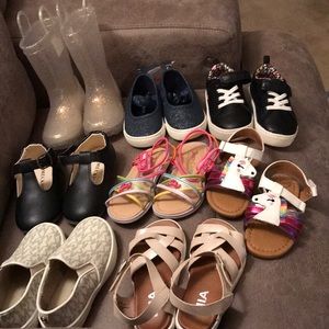 Bundle of Girl Toddler Shoes